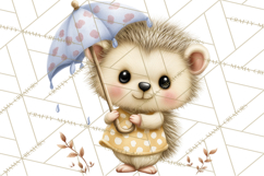 Spring Baby Animal Clipart, Baby Animals PNG, Pastel Nursery Product Image 4