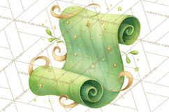 Graduation Diploma Clipart PNG, Whimsical Diploma Scroll Product Image 5