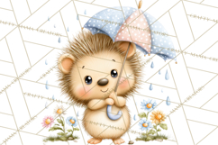 Spring Baby Animal Clipart, Baby Animals PNG, Pastel Nursery Product Image 5