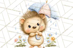 Spring Baby Animal Clipart, Baby Animals PNG, Pastel Nursery Product Image 5
