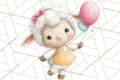 Spring Baby Animal Clipart, Baby Animals PNG, Pastel Nursery Product Image 3