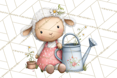 Spring Baby Animal Clipart, Baby Animals PNG, Pastel Nursery Product Image 4