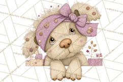 Peeking Large-Eyed Easter Animals PNG Pastel Illustrations Product Image 4