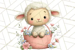 Spring Baby Animal Clipart, Baby Animals PNG, Pastel Nursery Product Image 2