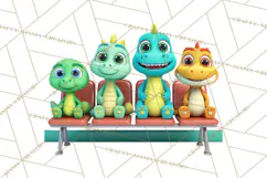 Dinosaur Veterinarian Clipart Cute Pet Care PNG Product Image 4