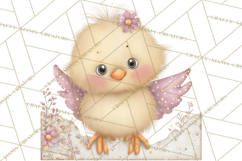 Peeking Large-Eyed Easter Animals PNG Pastel Illustrations Product Image 2