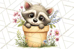 Spring Baby Animal Clipart, Baby Animals PNG, Pastel Nursery Product Image 4