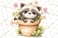 Spring Baby Animal Clipart, Baby Animals PNG, Pastel Nursery Product Image 5
