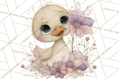 Peeking Large-Eyed Easter Animals PNG Pastel Illustrations Product Image 2