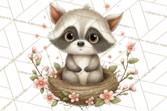 Spring Baby Animal Clipart, Baby Animals PNG, Pastel Nursery Product Image 3