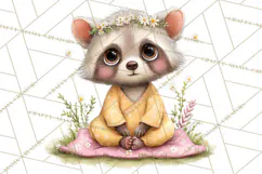 Spring Baby Animal Clipart, Baby Animals PNG, Pastel Nursery Product Image 4