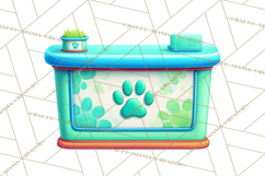 Dinosaur Veterinarian Clipart Cute Pet Care PNG Product Image 5