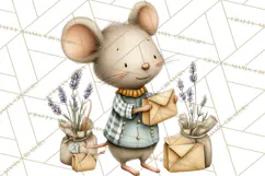 Cottagecore Animals PNG, Woodland Critters Clipart Product Image 5