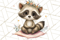 Spring Baby Animal Clipart, Baby Animals PNG, Pastel Nursery Product Image 5