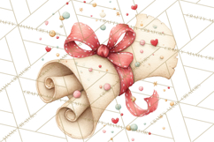 Graduation Diploma Clipart PNG, Whimsical Diploma Scroll Product Image 5