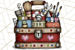 Adorable Robots Clipart, Playful Toy Robot Clip Art PNG Product Image 5