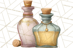 Vintage Herbal Apothecary Clipart, Spring Botanical Png Product Image 2
