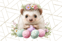 Adorable Baby Animals Easter Clipart PNG, Pastel Chicks Png Product Image 2