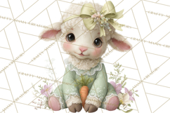 Spring Baby Animals Clipart PNG, Cute Easter and Spring Png Product Image 2