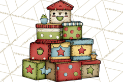 Adorable Robots Clipart, Playful Toy Robot Clip Art PNG Product Image 3