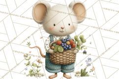 Cottagecore Animals PNG, Woodland Critters Clipart Product Image 3