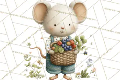 Cottagecore Animals PNG, Woodland Critters Clipart Product Image 3