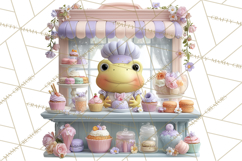 Easter Bakery Critters, Cute Mini World Animals, Pastel Png Product Image 3