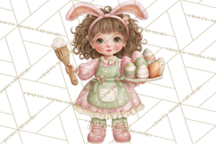 Easter Baking Clipart, Cute Easter Bakers, Pastel Cookies Product Image 4