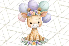Adorable Baby Animals Easter Clipart PNG, Pastel Chicks Png Product Image 4