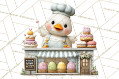 Easter Bakery Critters, Cute Mini World Animals, Pastel Png Product Image 5
