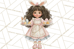 Easter Baking Clipart, Cute Easter Bakers, Pastel Cookies Product Image 2