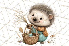 Cottagecore Animals PNG, Woodland Critters Clipart Product Image 2