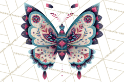 Scandi Forest Flora Clipart, Nordic Folk Art Clip Art Png Product Image 5