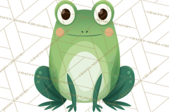 Scandi Forest Flora Clipart, Nordic Folk Art Clip Art Png Product Image 4