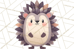 Scandi Forest Flora Clipart, Nordic Folk Art Clip Art Png Product Image 5