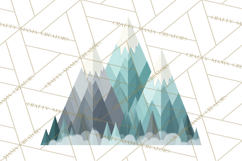 Scandi Forest Flora Clipart, Nordic Folk Art Clip Art Png Product Image 5