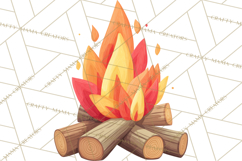 Scandi Forest Flora Clipart, Nordic Folk Art Clip Art Png Product Image 4