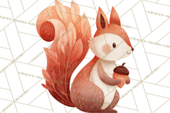 Scandi Forest Flora Clipart, Nordic Folk Art Clip Art Png Product Image 5