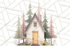 Scandi Forest Flora Clipart, Nordic Folk Art Clip Art Png Product Image 5