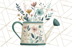 Scandi Forest Flora Clipart, Nordic Folk Art Clip Art Png Product Image 3