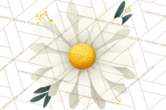 Scandi Forest Flora Clipart, Nordic Folk Art Clip Art Png Product Image 4