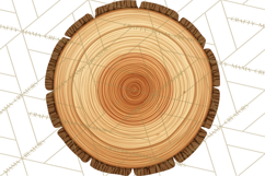 Scandi Forest Flora Clipart, Nordic Folk Art Clip Art Png Product Image 3