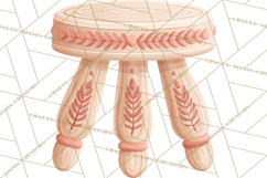 Scandi Forest Flora Clipart, Nordic Folk Art Clip Art Png Product Image 4