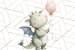 Baby Dragon Clipart, Princess Clipart, Knight Clipart Product Image 4