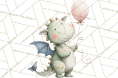 Baby Dragon Clipart, Princess Clipart, Knight Clipart Product Image 4
