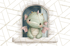 Baby Dragon Clipart, Princess Clipart, Knight Clipart Product Image 5
