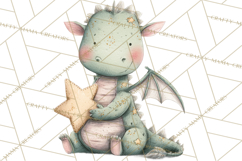 Baby Dragon Clipart, Princess Clipart, Knight Clipart Product Image 5
