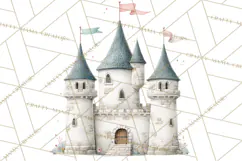 Baby Dragon Clipart, Princess Clipart, Knight Clipart Product Image 4