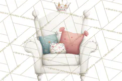 Baby Dragon Clipart, Princess Clipart, Knight Clipart Product Image 3