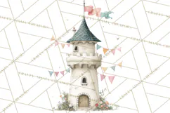 Baby Dragon Clipart, Princess Clipart, Knight Clipart Product Image 4